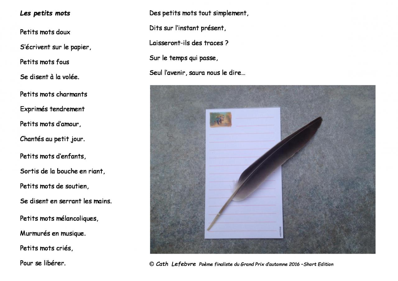 Cath Lefebvre-Photo-poème-Les petits mots