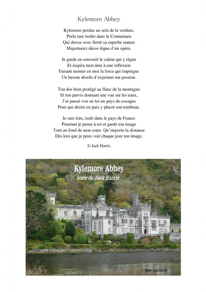 Jack Harris-photo poème-Kylemore Abbey